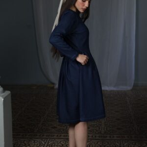 שמלת דרים - צבע ג'ינס כחול